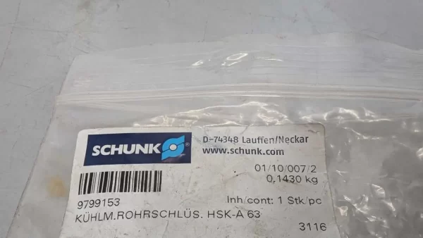 9799153, Schunk, Key Coolant Tube Wrench, HSK-A 63 HSK63