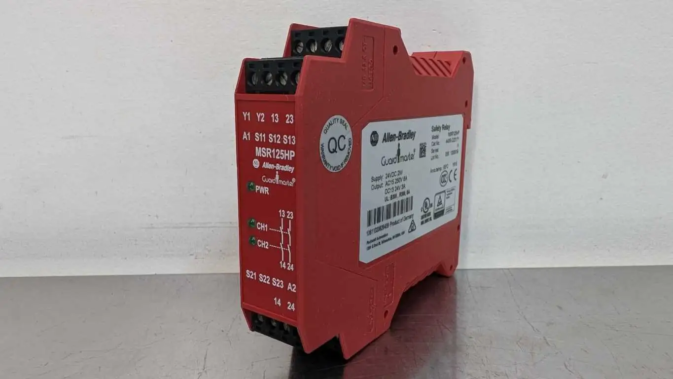 Allen-Bradley 440R-D23171 Safety Relay MSR125HP Ser A 24VDC 2W