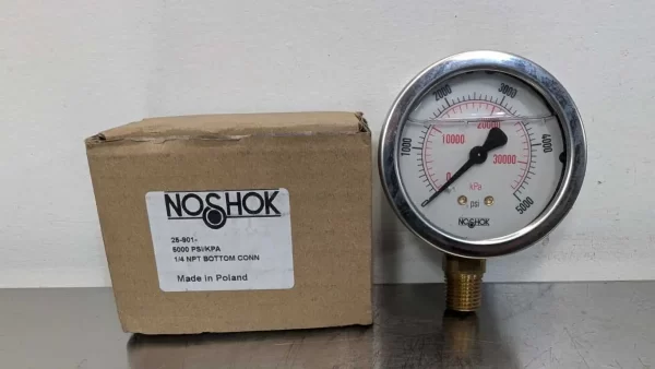 25-901-5000 PSI/KPA, Noshok, Pressure Gauge