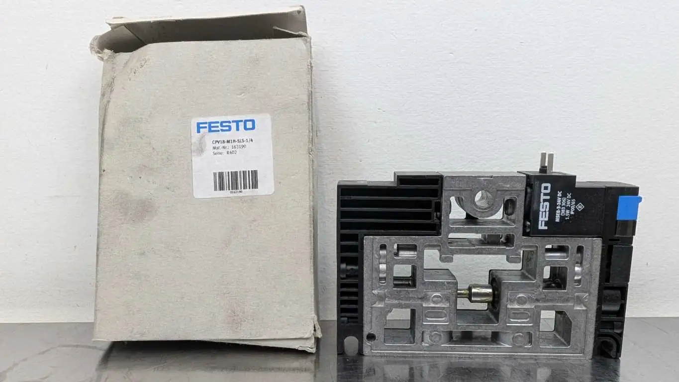 Festo CPV18-M1H-5LS-1/4 Solenoid Valve 163190 Ser R402 24VDC 1.5W