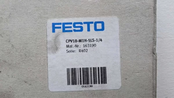 CPV18-M1H-5LS-1/4, Festo, Solenoid Valve, 163190