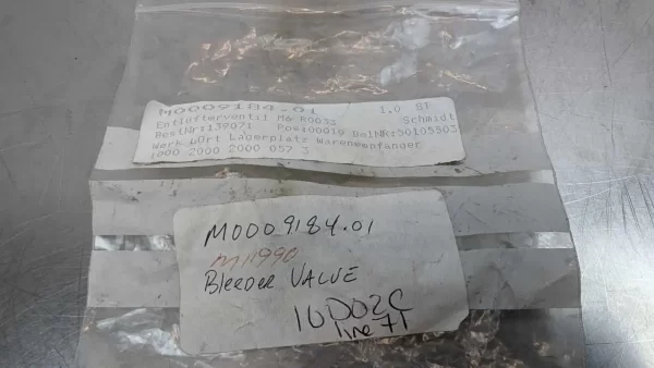 M6 R0033, Schmidt, Bleeder Valve, M0009184.01