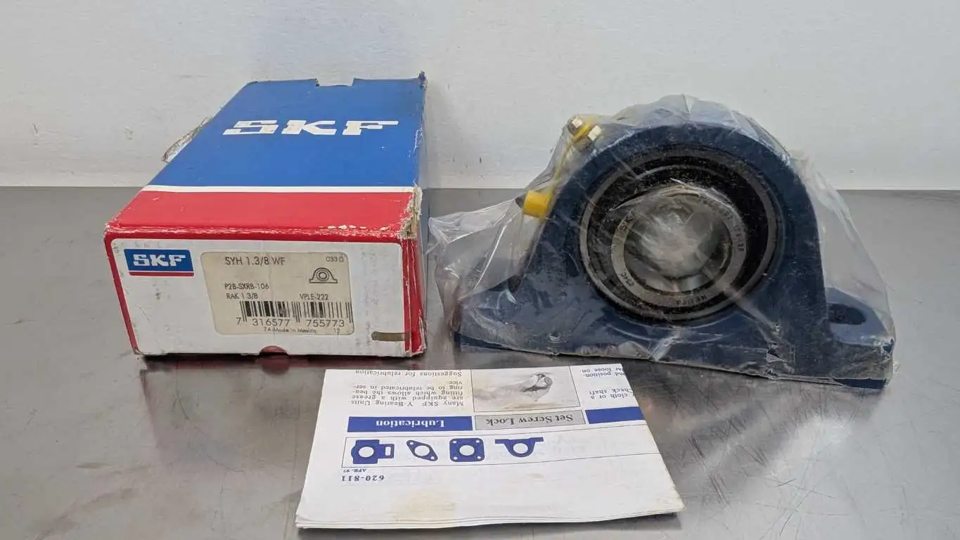 SKF SYH 1-3/8 WF Pillow Block Bearing SYH 1.3/8 WF 1-3/8″ ID P2B-SXRB-106