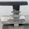 Parker 6F-B8LJ2-SSP Stainless Steel Ball Valve 3/8" FNPT 316 S/S Quarter Turn