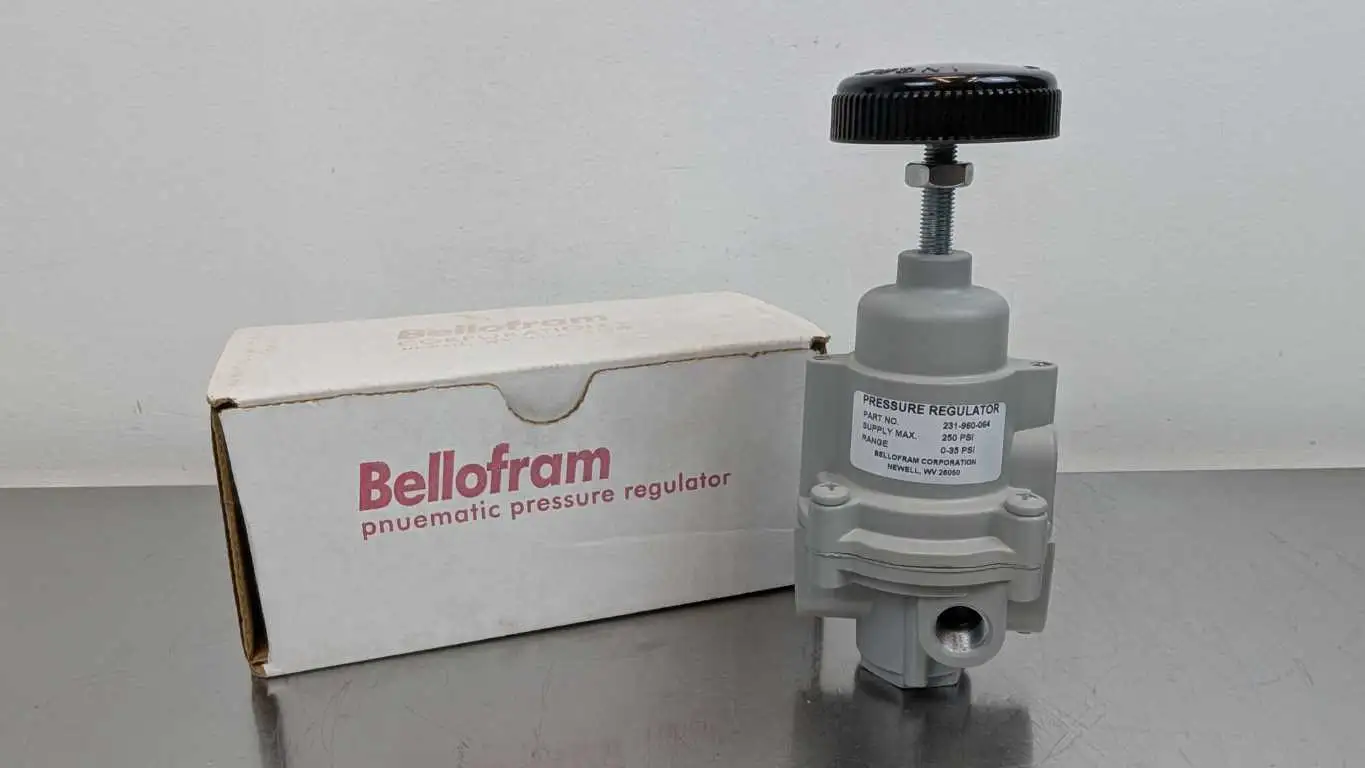 Marsh Bellofram 231-960-064 Pressure Regulator Max 250 PSI Range 0-35 PSI 1/4″ NPT