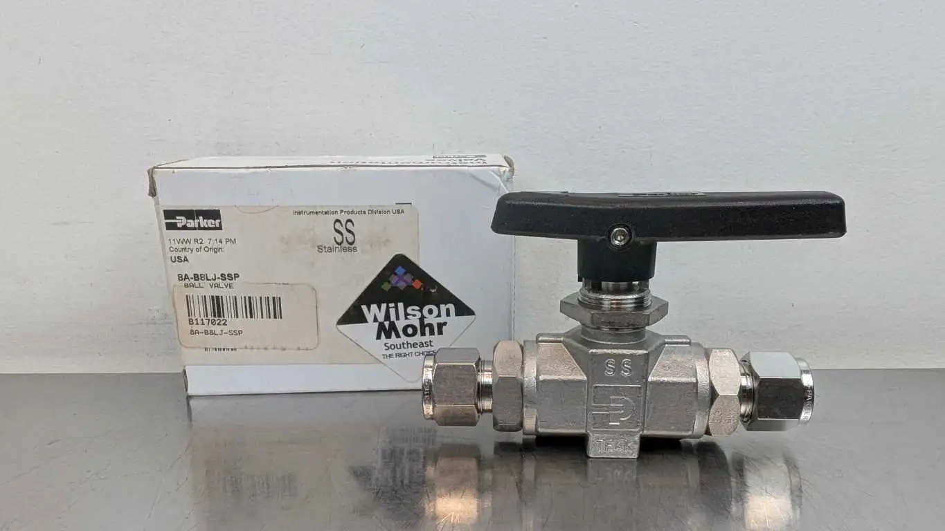 Parker 8A-B8LJ-SSP Stainless Steel Ball Valve 1/2″ NPT 6000 PSI