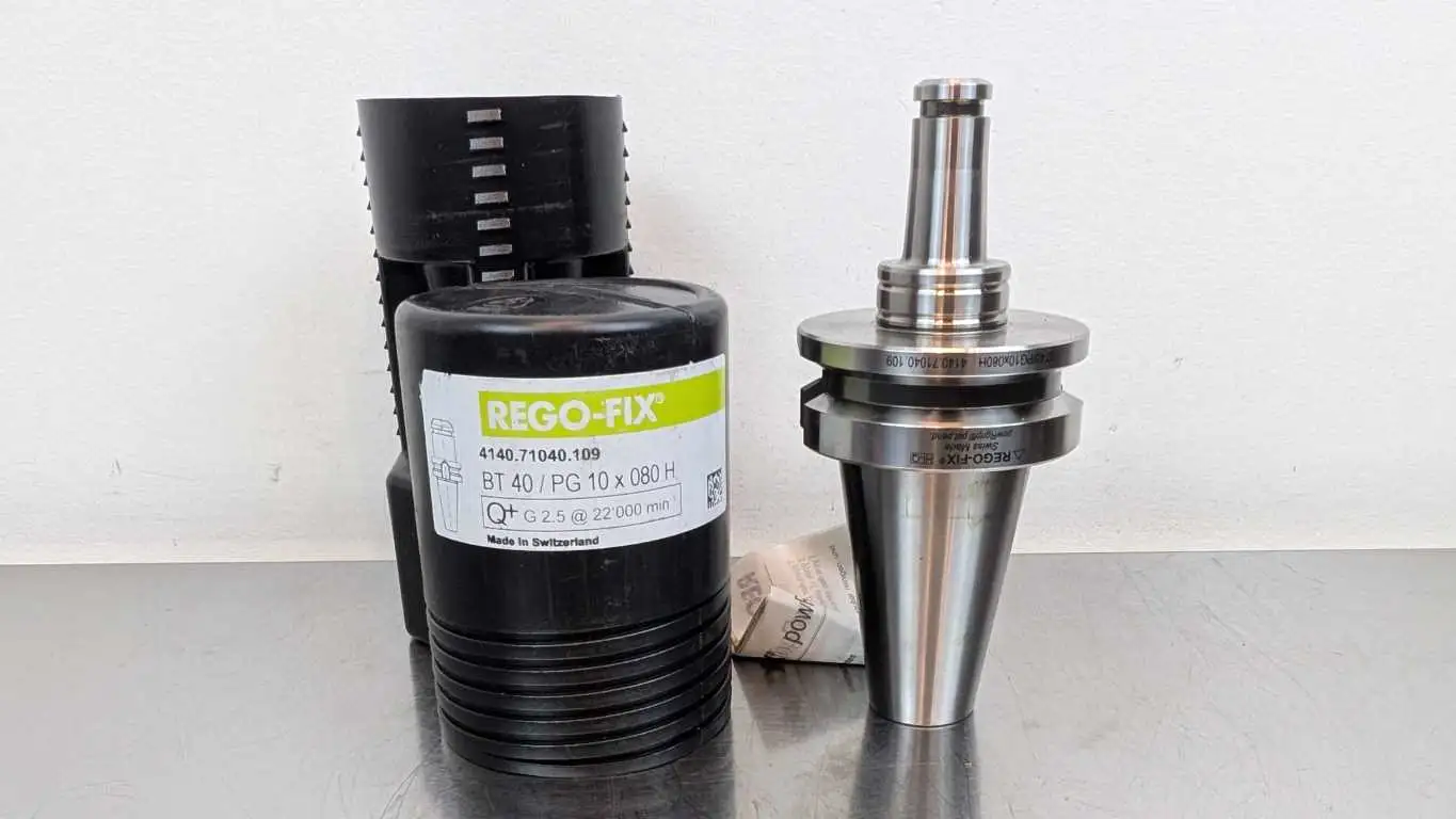 Rego-Fix BT 40 / PG 10 x 080 H Toolholder 4140.71040.109 BT 40 25000 RPM