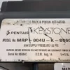 Keystone MRP-004U-K-S060 Pneumatic Rack & Pinion Actuator Max 120 PSI Pentair