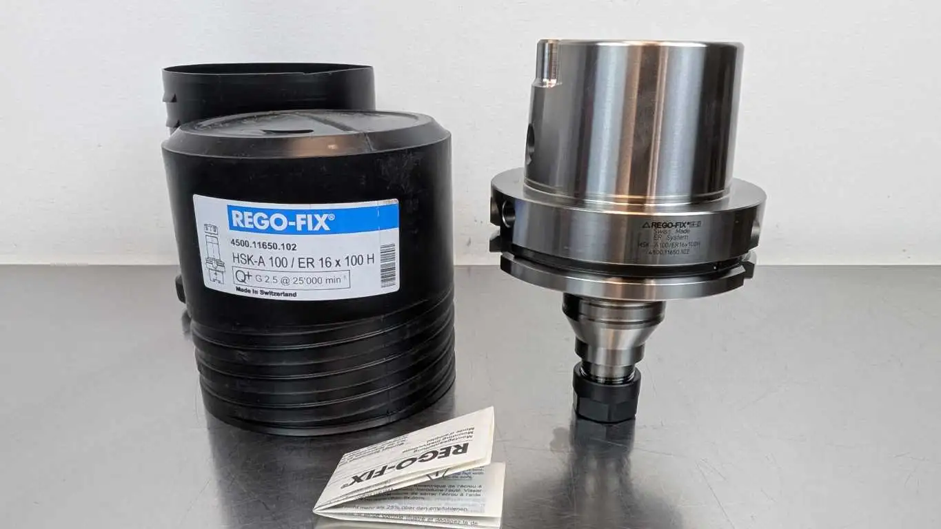 Rego-Fix HSK-A 100 / ER 16 x 100 H Toolholder 4500.11650.102 HSK-A 100 25000 RPM