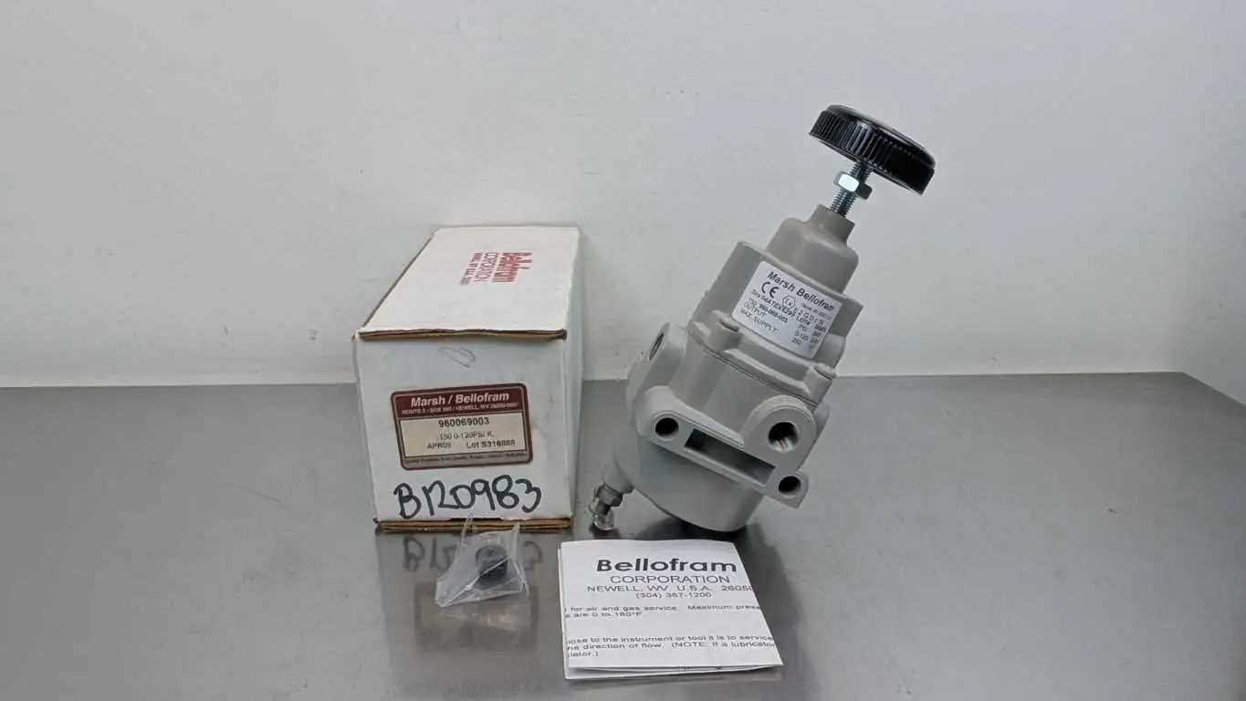 Marsh Bellofram 960-069-003 Air Pressure Regulator 960069003 0-120 PSI