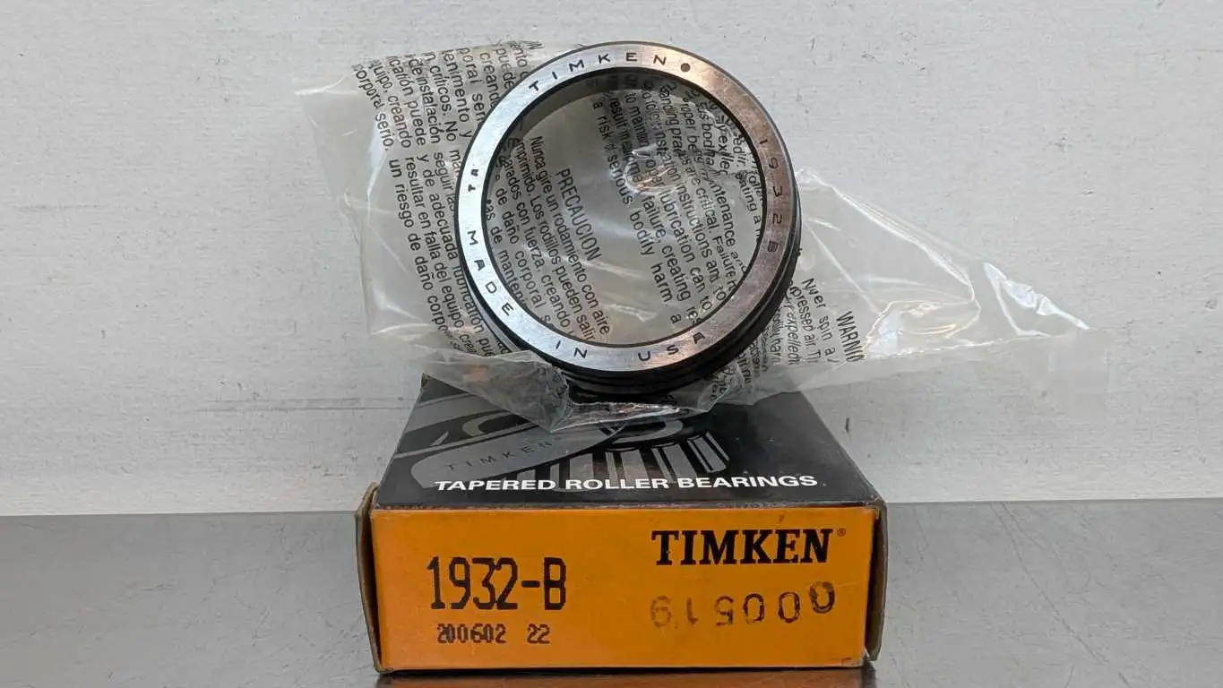 Timken 1932-B Single Flanged Cup 2.3125″ x 2.4645″ Flange OD 0.5937″ x .01562″ Flange Wide