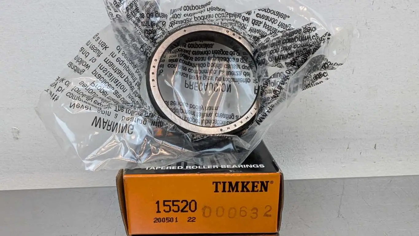 Timken 15520 Tapered Roller Bearing Cup 2.25″ OD 2.01″ B-OD 2.11″ F-OD 0.5313″ Wide