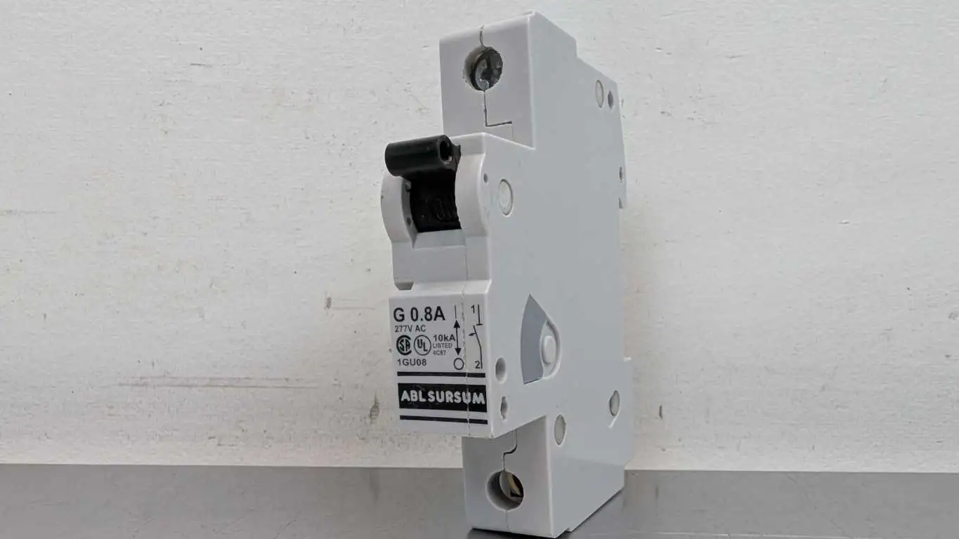 Altech 1GU08 Miniature Circuit Breaker G0.8A ABL SURSUM 277VAC 0.8A