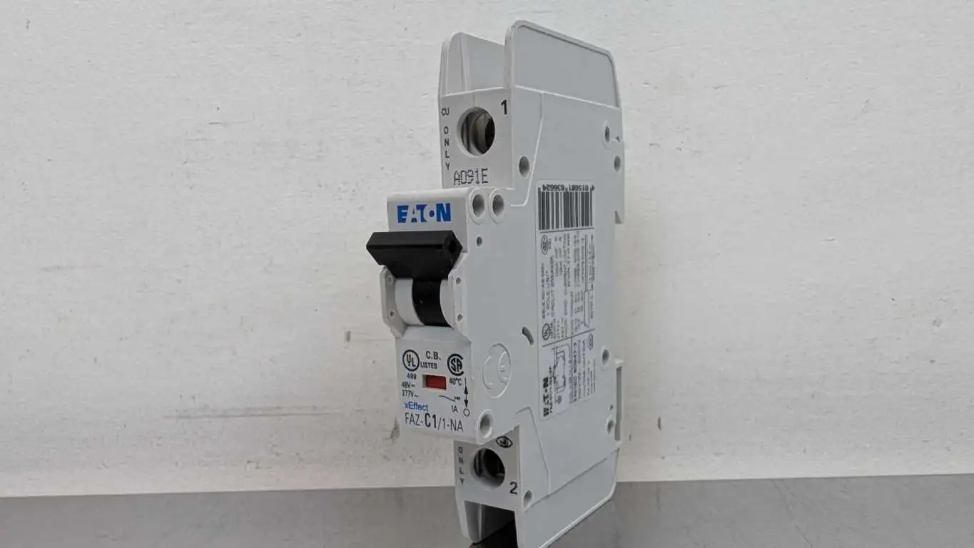 Eaton FAZ-C1/1NA Miniature Circuit Breaker 277VAC/48VDC 1A