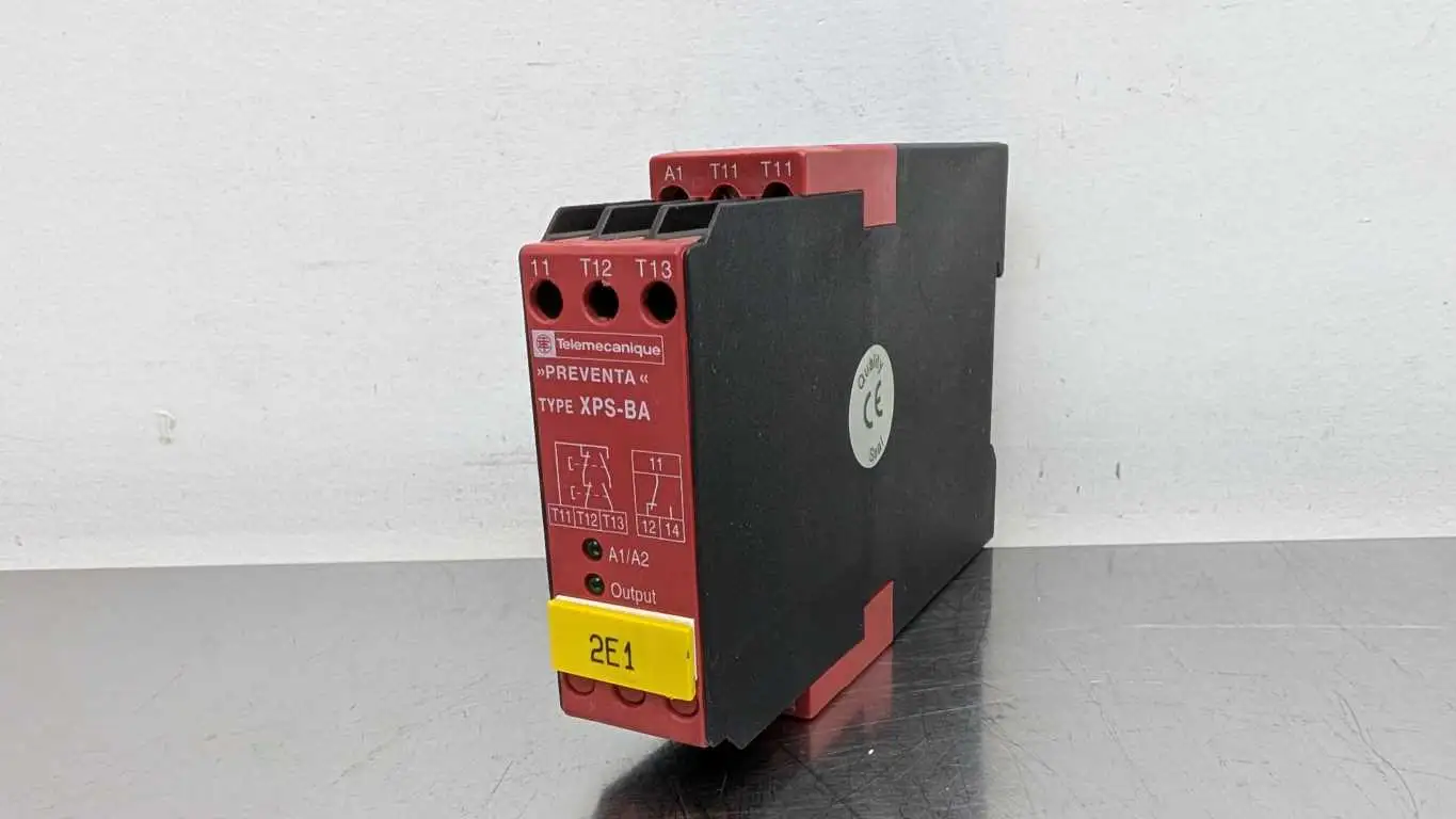 Telemecanique XPSBA3420 Safety Relay XPS-BA 25ms 115VAC/24VDC