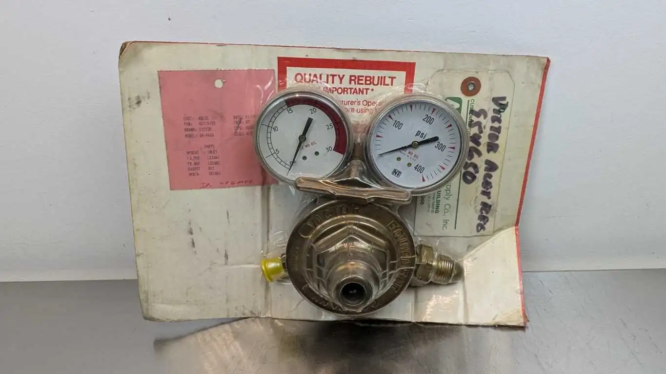 Victor SR-460A Acetylene Regulator 0-400 PSI Rebuilt