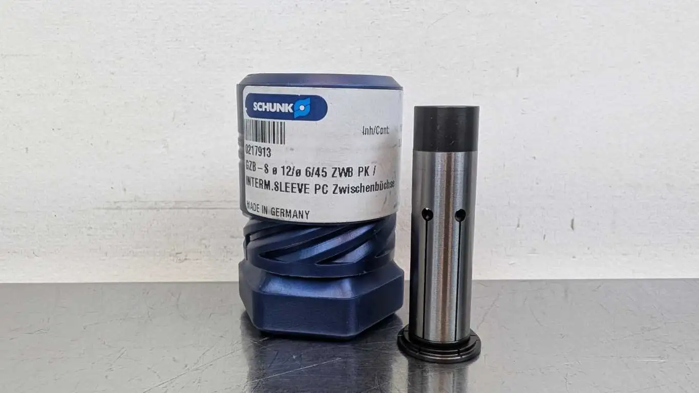 Schunk 0217913 Intermediate Sleeve GZB-S Ø 12/Ø 6/45 ZWB PK 45mm