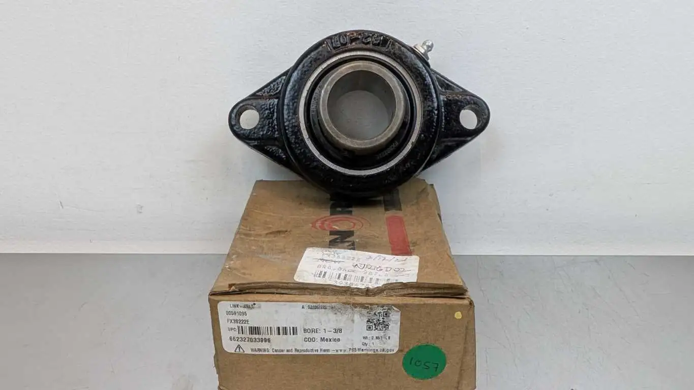 Rexnord FX3S222E 2-Bolt Flange Mount Bearing 1-3/8″ ID Link-Belt