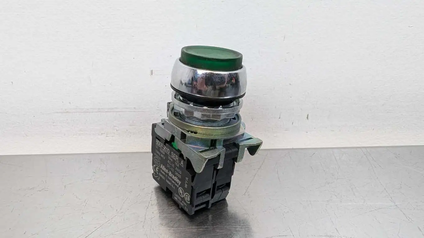 Allen-Bradley 800F-X Illuminated Pushbutton 800F-X10/800F-N3G 22mm Green