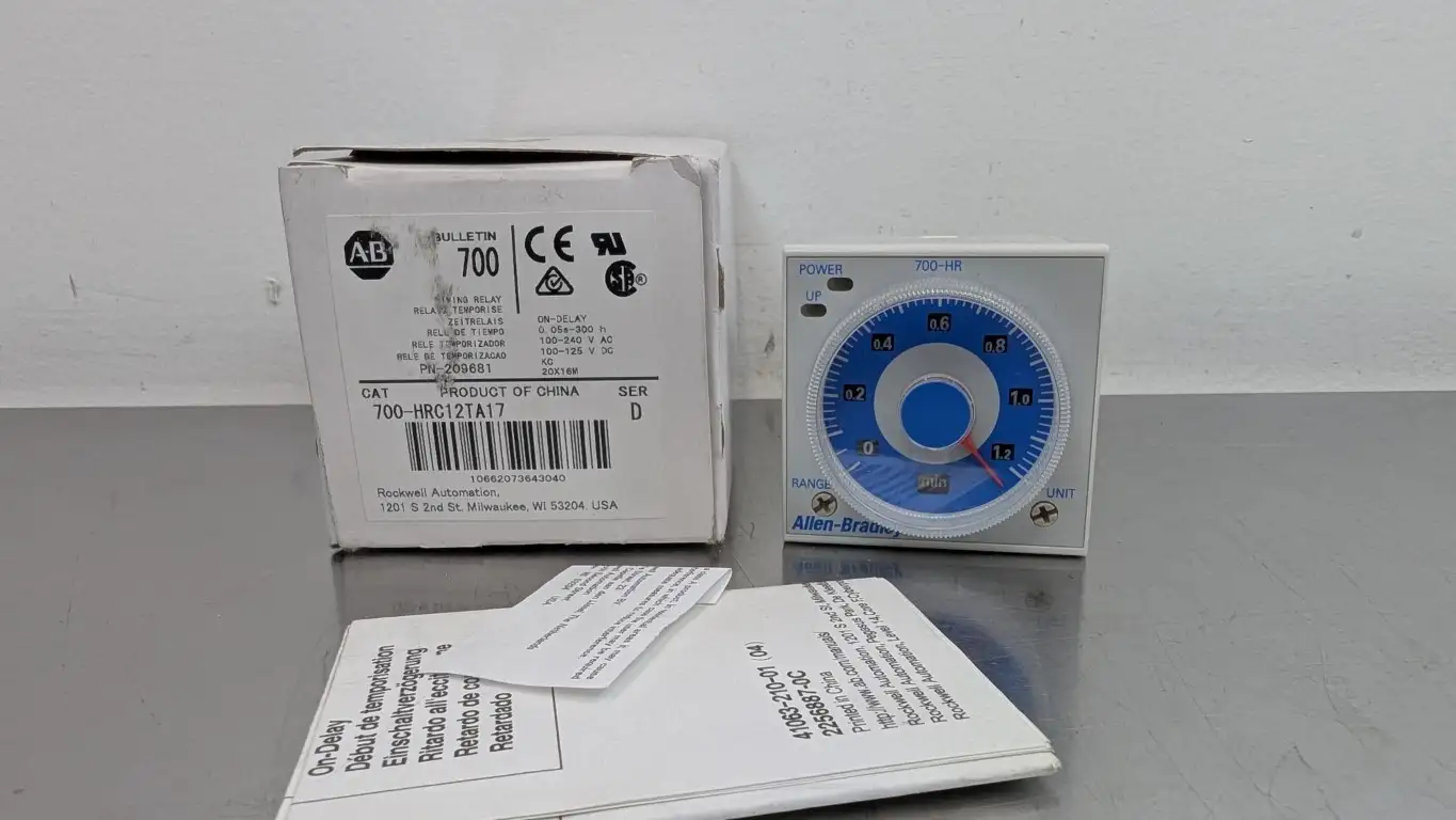 Allen-Bradley 700-HRC12TA17 Timing Relay Ser D 0.05s – 300h